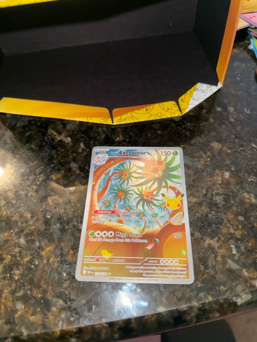 Pokémon TCG Alolan Exeggutor Illustration Rare 129/128 - 30th Celebration (30C)